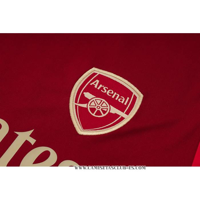 Chandal del Arsenal 23-24 Manga Corta Rojo - Pantalon Corto